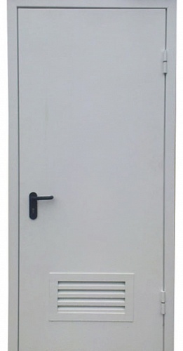Дверь противопожарная однопольная с вентиляционной решеткой противопожарной EI30 в Воронеже